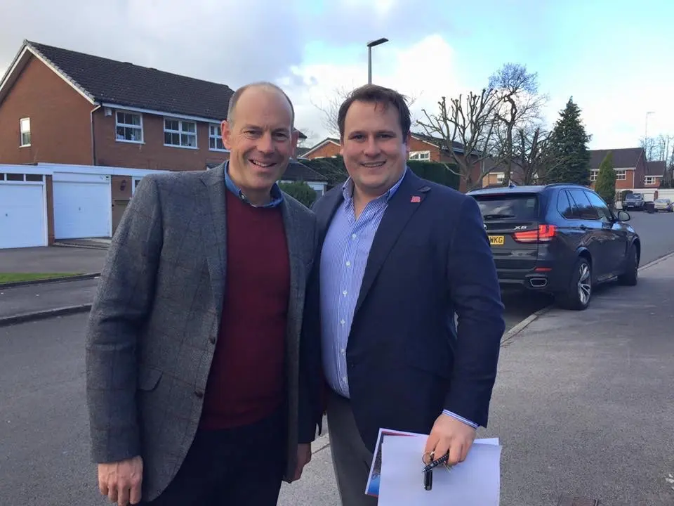 Dominic Murphy with Phil Spencer
